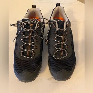 Merrell Men’s Riverbed 13 Black Orange Shoes Mesh Outdoor Trail Hiking Camping